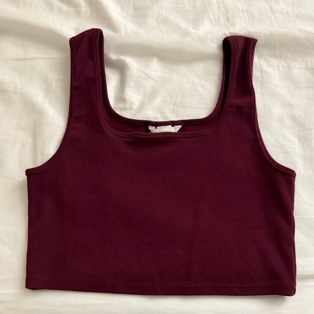 H&M Deep Red Tank Top